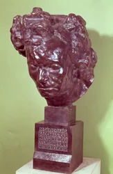 Porträtbüste von Ludwig van Beethoven (1770-1827), 1901 (Bronze)